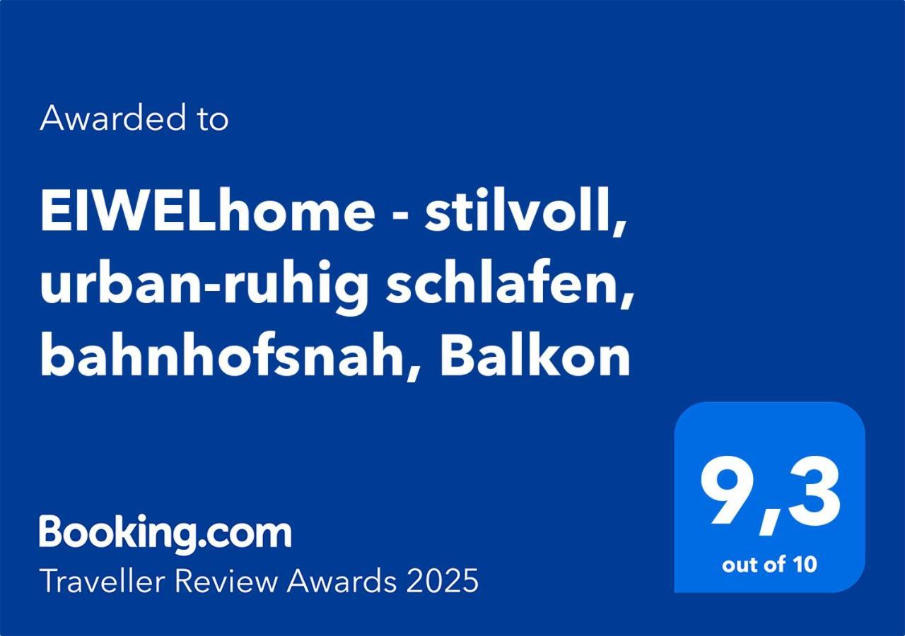Eiwelhome - Stilvoll, Urban-Ruhig Schlafen, Bahnhofsnah, Balkon Erfurt Eksteriør bilde